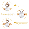 40Pcs Alloy Rhinestone Pendants FIND-DC0002-97-4