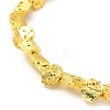 Electroplated Natural Lava Rock Beads Strands G-G984-13G-3