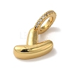 Brass Micro Pave Cubic Zirconia Pendants KK-K345-13Y-G-2