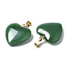 Spray Painted Glass Pendants X-GLAA-N035-016-A01-3