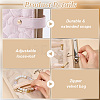 1Pc Heart Textured PU Imitation Leather Jewelry Loose Leaf Bider Cover for Earrings Bracelets Necklaces AJEW-FG0005-93-3