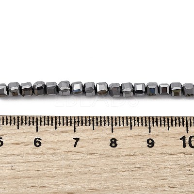 Synthetic Terahertz Stone Beads Strands G-H327-L03-02-1