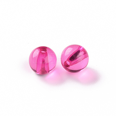 Transparent Acrylic Beads X-MACR-S370-A10mm-706-1
