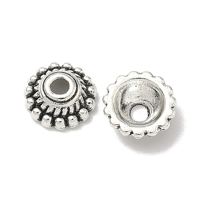 Tibetan Style Alloy Caps LF1235Y-NF-1