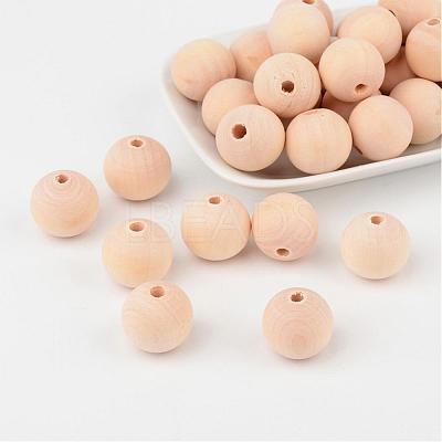 Unfinished Wood Beads WOOD-X0003-01A-LF-1