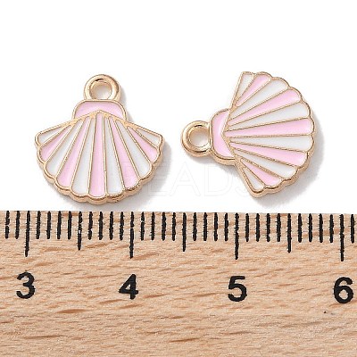 Alloy Enamel Pendants ENAM-O001-02C-G-1