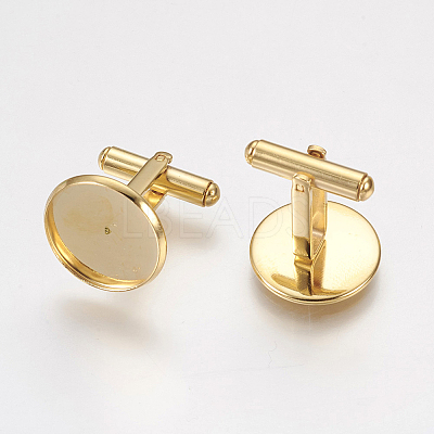 304 Stainless Steel Cuffinks STAS-G187-23G-16mm-1