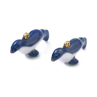 304 Stainless Steel Enamel Pendants STAS-A139-02E-G-1