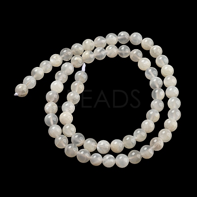 Natural White Moonstone Beads Strands G-F306-05AB-6mm-01-1
