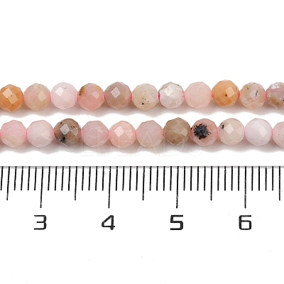 Natural Peruvian Pink Opal Beads Strands X-G-D304-02-4mm-1