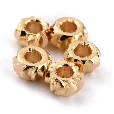 Brass Beads KK-O133-302A-G-1