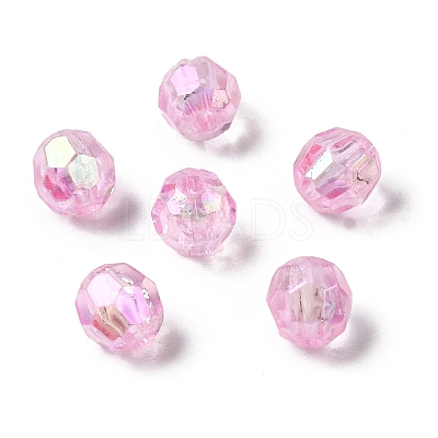 Eco-Friendly Transparent Acrylic Beads PL642-10-1