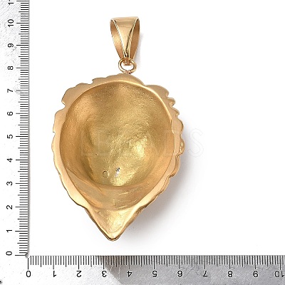 304 Stainless Steel Big Pendants STAS-F333-01G-1
