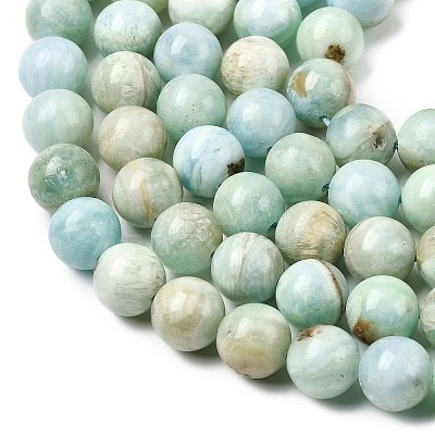 Natural Hemimorphite Beads Strands G-D352-A01-9mm-1