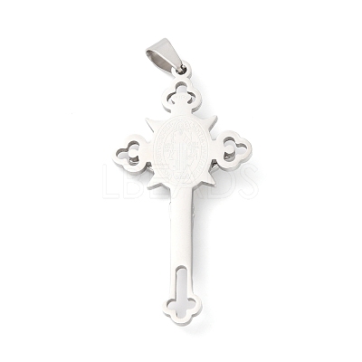 Non-Tarnish 304 Stainless Steel Big Pendants STAS-D052-03P-1