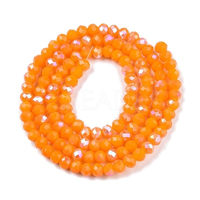 Electroplate Opaque Solid Color Glass Beads Strands LS-EGLA-A044-P3mm-L29-1