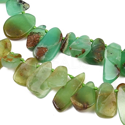 Natural Chrysoprase Beads Strands GG-CBA3D9B-14A-1