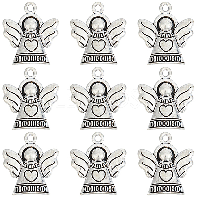 120Pcs Tibetan Style Alloy Pendants FIND-SC0007-44-1
