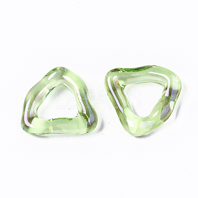 Transparent Resin Finger Rings RJEW-T013-005-E08-1