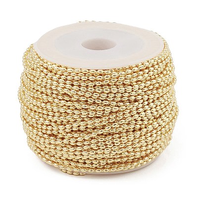 Brass Oval Ball Chains CHC-M025-60G-1