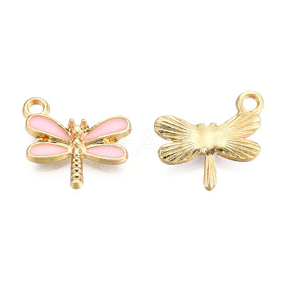 Light Gold Plated Alloy Charms ENAM-T009-02E-1
