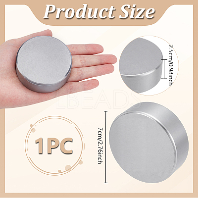 Flat Round Iron Block Jewelry Making Bench Tool Mini Forming Metalworking TOOL-WH0136-185D-1