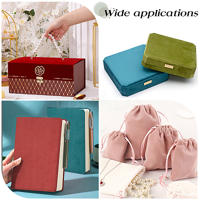 2 Sheets 2 Colors Faux Suede Book Covers DIY-CP0011-10A-1