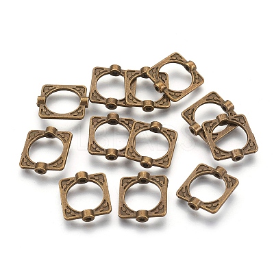 Tibetan Style Alloy Bead Frames X-TIBEB-6761-AB-LF-1