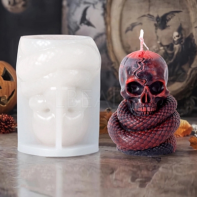 Skull DIY Silicone Candle Molds SIL-F014-02C-1