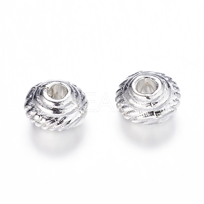 Tibetan Silver Color Plated Spacer Beads K0NJX022-1