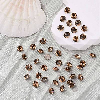 Preciosa&reg MAXIMA Crystal Round Stones Y-PRC-RBSS45-10220-1