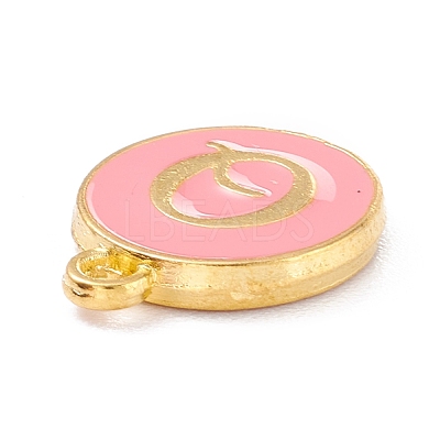 Golden Plated Alloy Enamel Charms X-ENAM-Q437-14Q-1