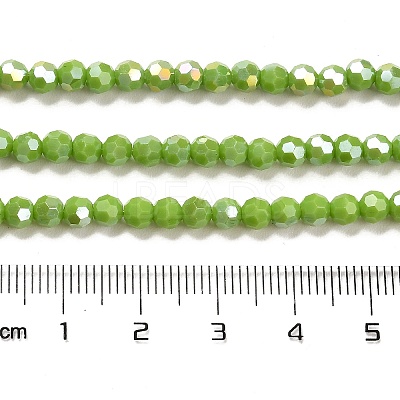 Opaque Glass Beads Stands X-EGLA-A035-P4mm-B15-1