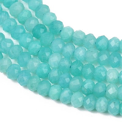Natural Amazonite Beads Strands GG-CBA55C5-01-1
