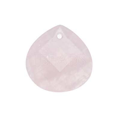 Natural Rose Quartz Pendants PW-WGA3F55-05-1