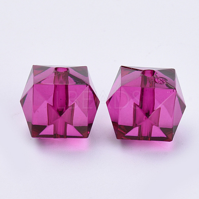 Transparent Acrylic Beads X-TACR-Q259-10mm-V65-1