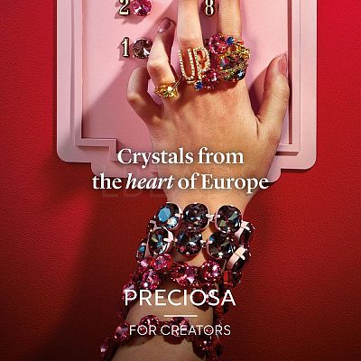 Preciosa&reg MAXIMA Crystal Round Stones X-PRC-RASS39-23980-272-1