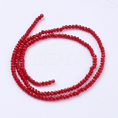 Imitation Jade Glass Beads Strands GLAA-G045-A-1