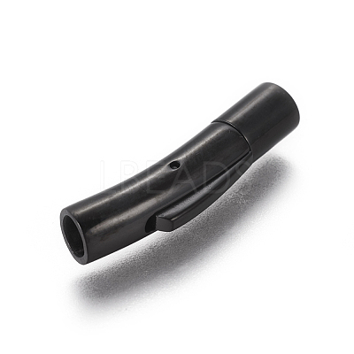 304 Stainless Steel Bayonet Clasps STAS-I013-4mm-B-1-1