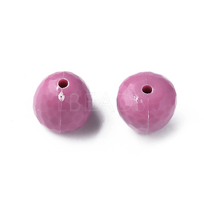 Opaque Acrylic Beads MACR-S373-10A-A12-1