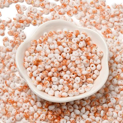 Baking Paint Glass Seed Beads SEED-F006-01A-10-1