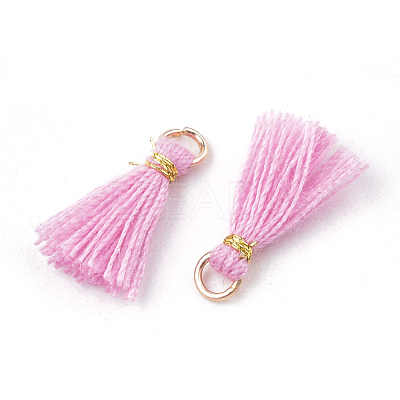 Polycotton(Polyester Cotton) Tassel Pendant Decorations X-FIND-S281-27-1