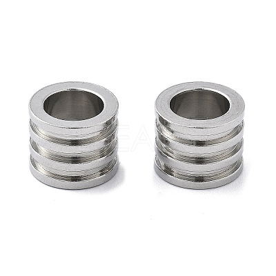 303 Stainless Steel European Beads STAS-B078-01P-02-1