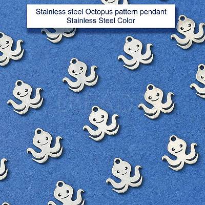 304 Stainless Steel Charms STAS-CJC0008-06P-1