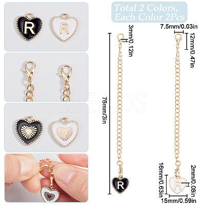 2 Sets Alloy Enamel Cup Pendant Decorations HJEW-SC0001-56R-1