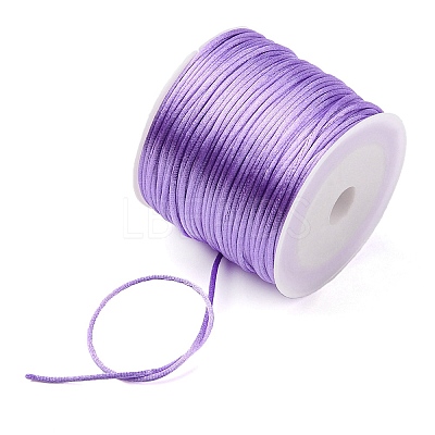 30M Nylon Satin Rattail Cords NWIR-YW0001-04-07-1