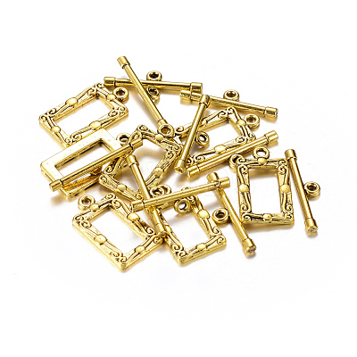Tibetan Style Alloy Toggle Clasps LS-GLF5079Y-NF-1