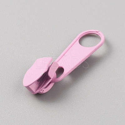 Spray Painted Zinc Alloy Zipper Pull FIND-WH0427-33A-10-1