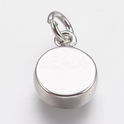 Brass Pendant Cabochon Settings KK-E728-L-06P-1