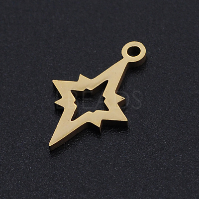 201 Stainless Steel Laser Cut Pendants STAS-S105-T906-2-1
